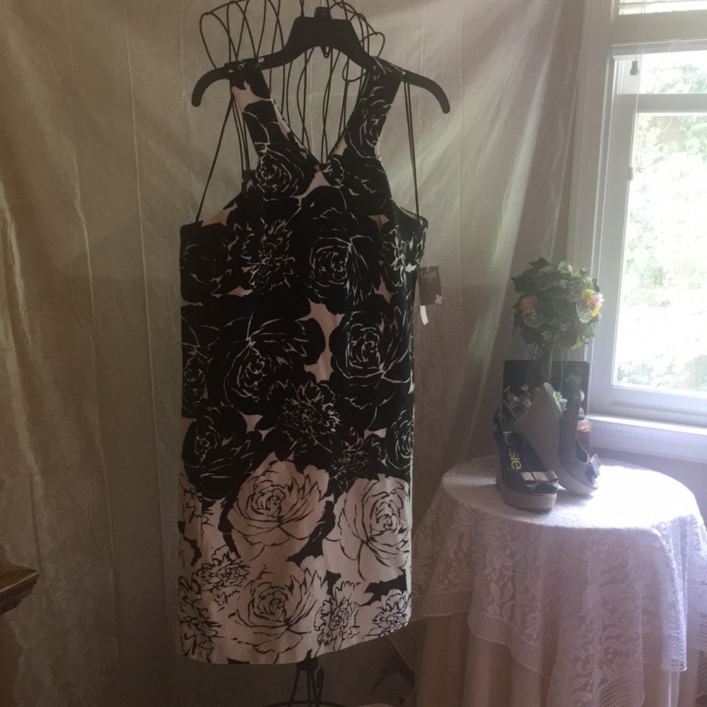 Taylor NWT dress - Black and White